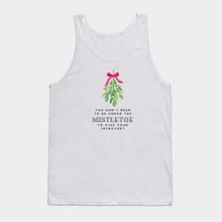 Funny Introvert Christmas Quote Tank Top